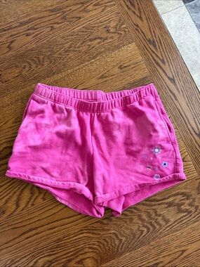 PacSun Bright Pink Floral Athletic Shorts